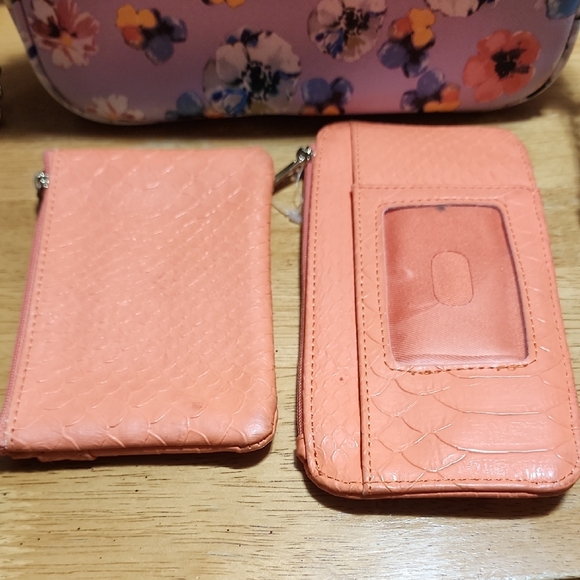 Nine West Lavender Floral Crossbody Bag with Multicolor Blooms - Picture 3 of 3